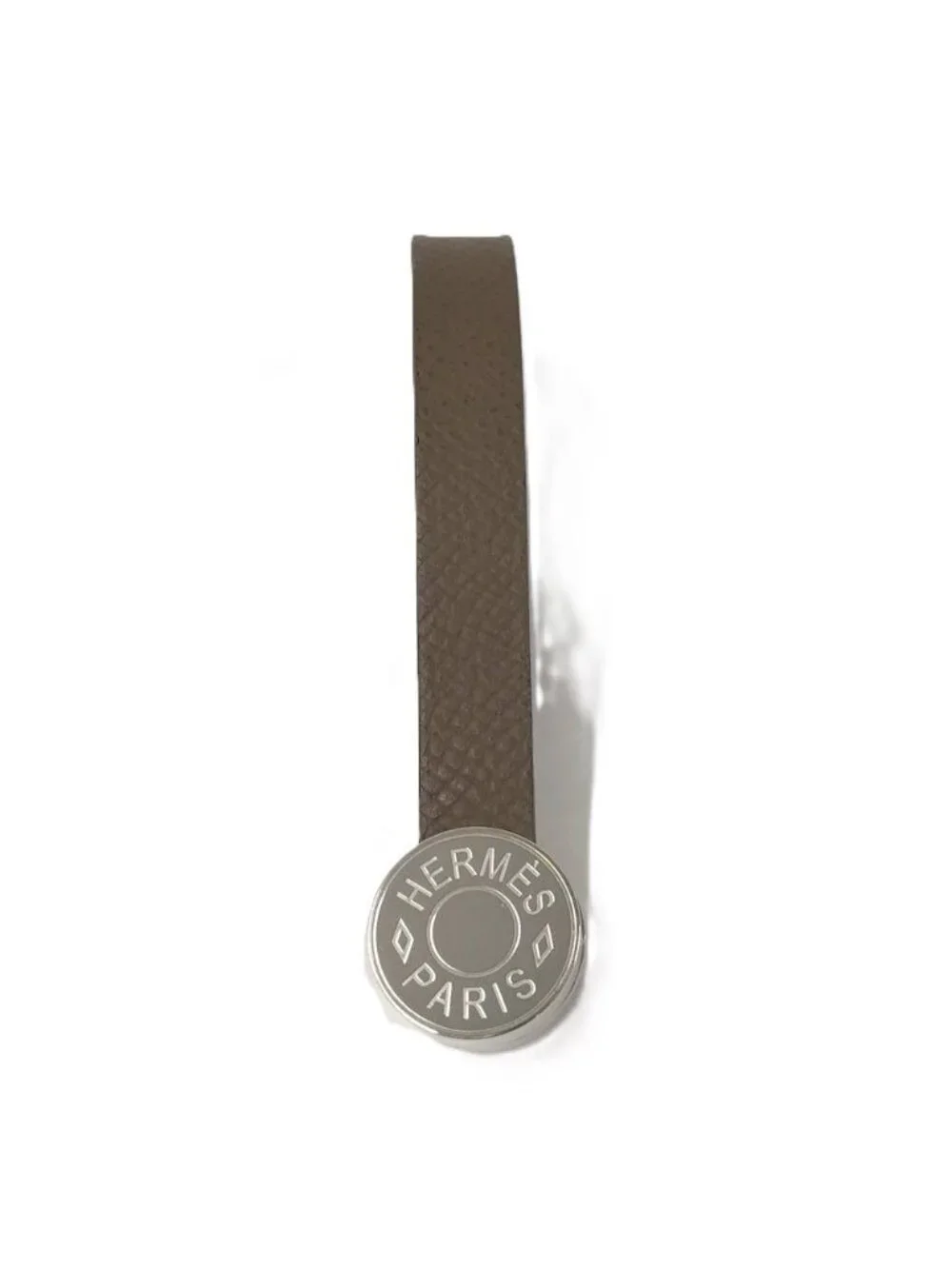 Hermes Maris Series Button Glove Holder Epsom Leather Gray Ju Gloves